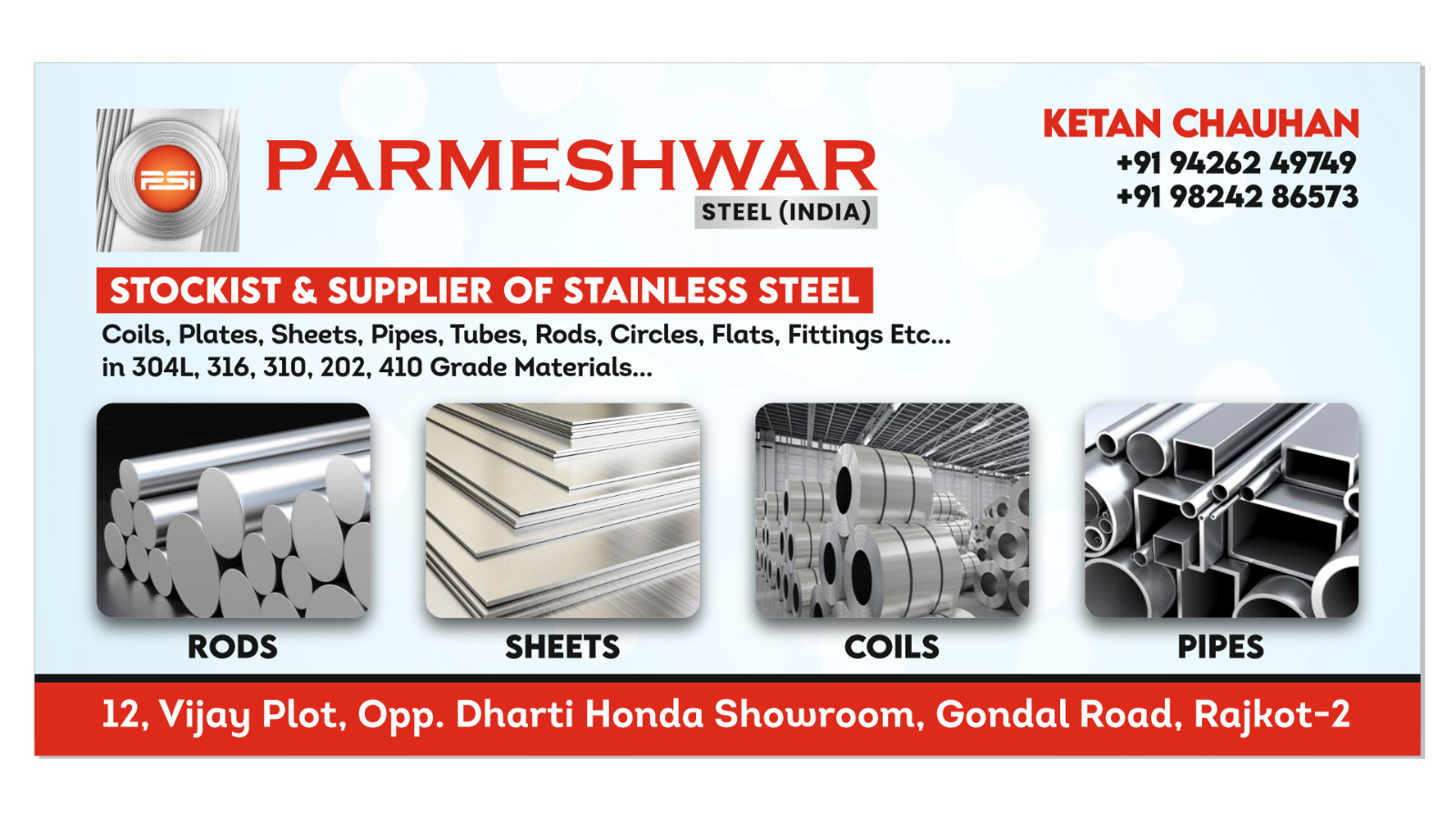 Parmeshwar Steel (India) Business Image