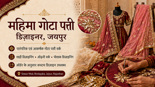 Designer Blouse Stitching offered by Mahima Gota Patti Designer