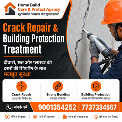 Crack Filling & Sealant Work offered by Home Build Care & Protect Agency