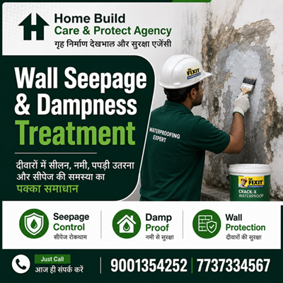 Wall Seepage Treatment offered by Home Build Care & Protect Agency