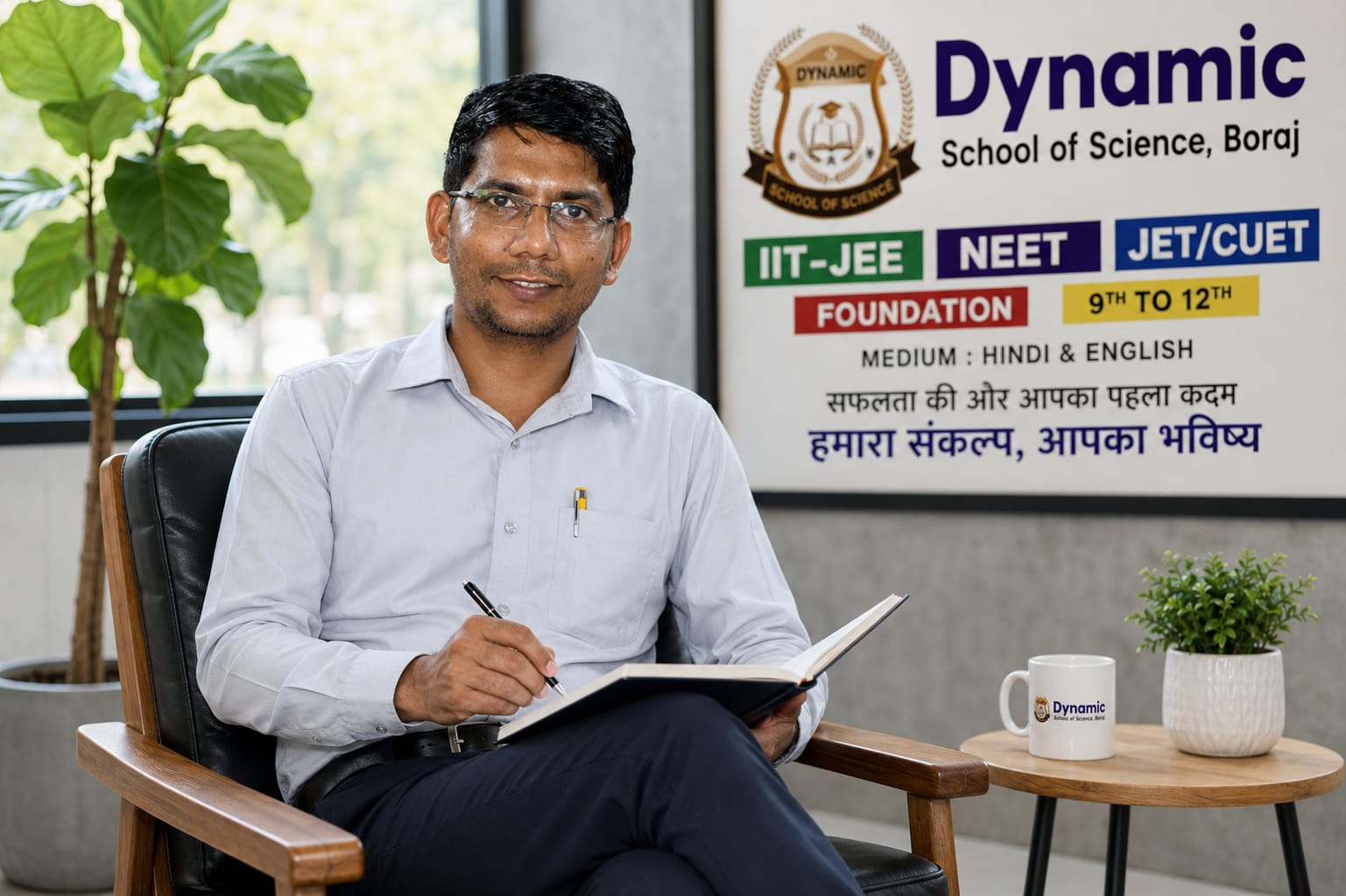 Mukesh Kumawat - owner of Dynamic School of Science Boraj